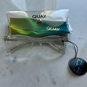 Quay Hardwire Blue Light Glasses NWT!